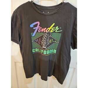 Fender Brand Tee Shirt California Size Medium